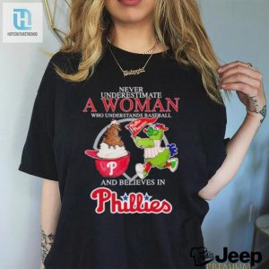 Funny Phillies Fan Woman Tee Mascot Believers Delight hotcouturetrends 1 3