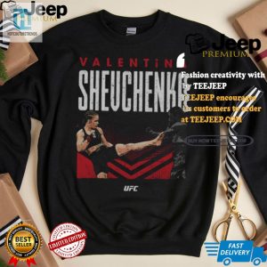 Kick It Like Valentina Funny Shevchenko Front Kick Tee hotcouturetrends 1 2