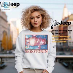 Boost Your Mood With K45inks Hilarious Serotonin Shirt hotcouturetrends 1 1