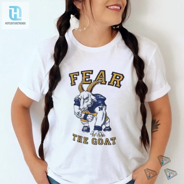 Conquer The Field Hilarious Fear The Goat Football Tee hotcouturetrends 1