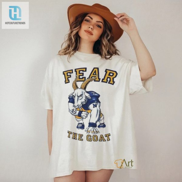 Conquer The Field Hilarious Fear The Goat Football Tee hotcouturetrends 1 1