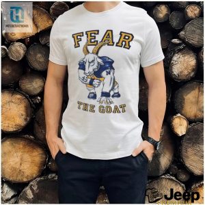 Conquer The Field Hilarious Fear The Goat Football Tee hotcouturetrends 1 3