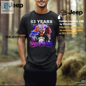 Funny Snoop Dogg 53 Years 19712024 Signature Shirt hotcouturetrends 1 2