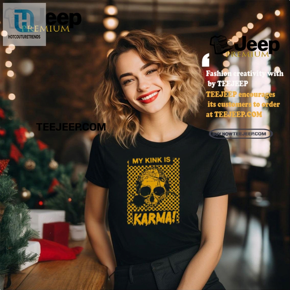 Karma Skull Shirt  Unique  Funny Catchinglizards Design