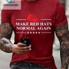 Funny Make Red Hats Normal Again Mens Tshirt Stand Out hotcouturetrends 1