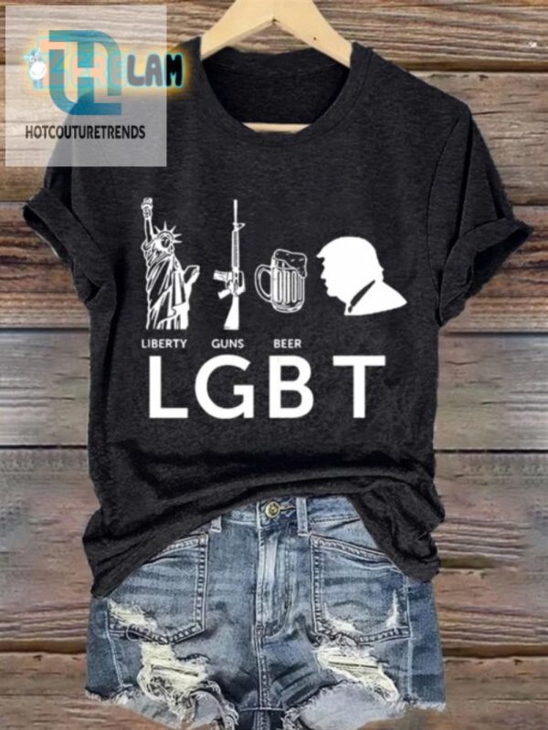 Bold Hilarious Liberty Guns Beer Lgbt Tshirt Get Yours hotcouturetrends 1 1