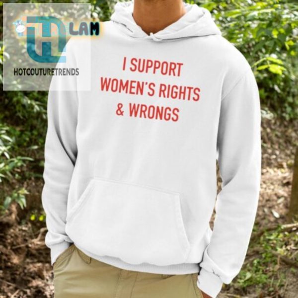 Quirky Womens Rights Wrongs Shirt Stand Out Laugh hotcouturetrends 1 2