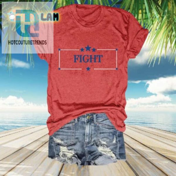 Punch Up Your Style Womens Funny Fight Crew Neck Tee hotcouturetrends 1 2