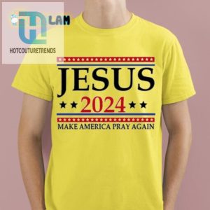 Funny 2024 Womens Jesus Shirt Make America Pray Again hotcouturetrends 1 1