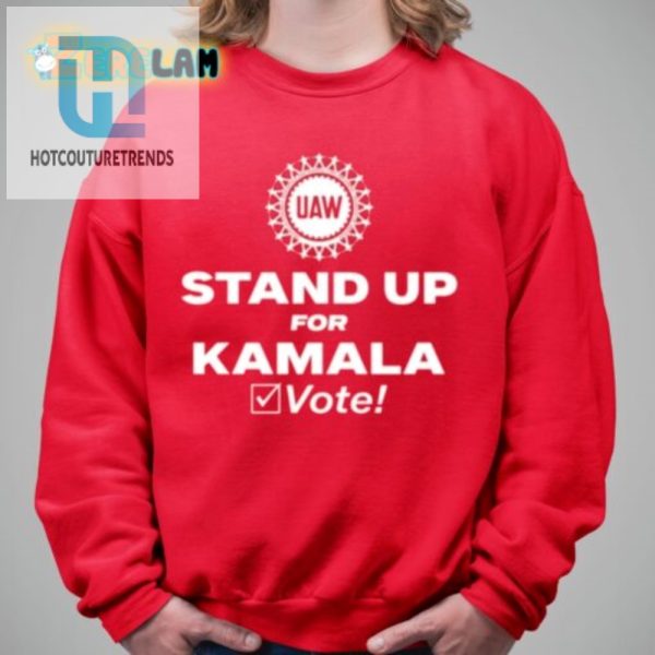 Stand Up For Kamala Tee Wear Your Vote With A Smile hotcouturetrends 1 2