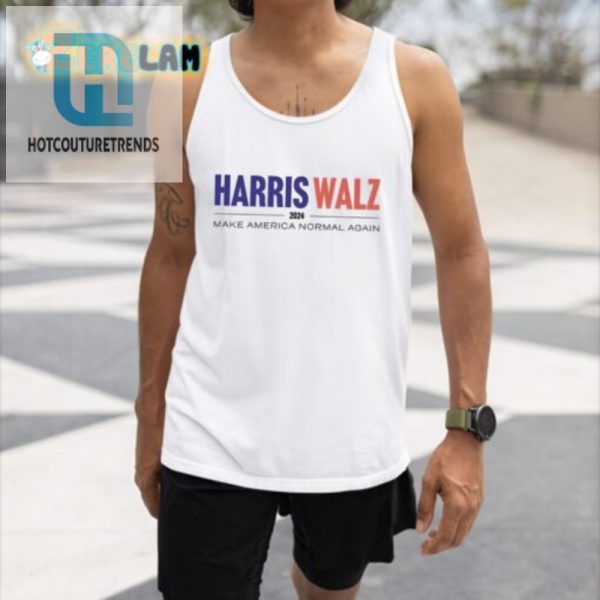 Elect Harris Walz 24 Hilarious Make America Normal Tee hotcouturetrends 1 1