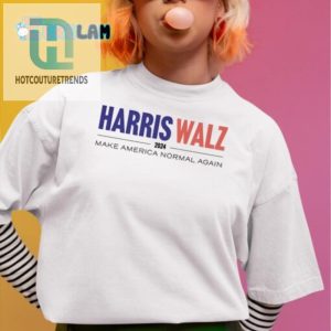 Elect Harris Walz 24 Hilarious Make America Normal Tee hotcouturetrends 1 2