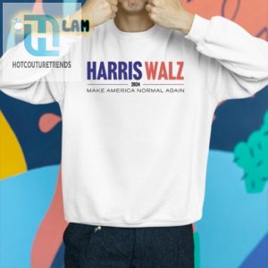 Elect Harris Walz 24 Hilarious Make America Normal Tee hotcouturetrends 1 3