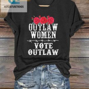 Rock The Vote In Style Womens Outlaw Shirt With Attitude hotcouturetrends 1 1