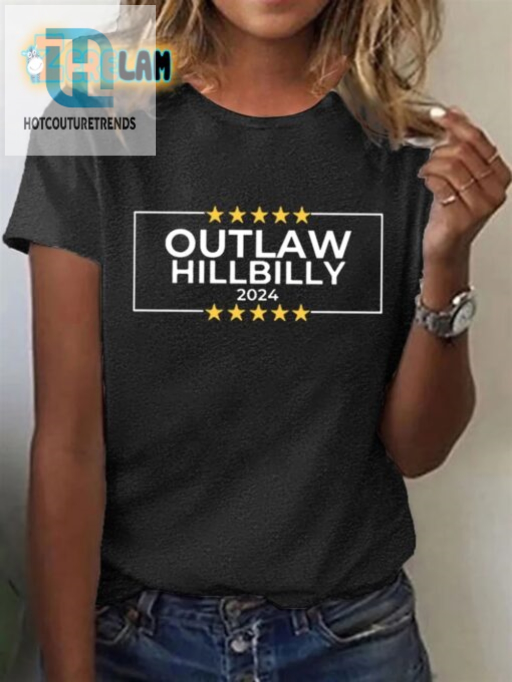 2024 Womens Outlaw Hillbilly Shirt  Uniquely Hilarious Print