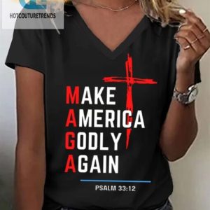 Funny Womens Jesus Maga Tshirt Make America Godly Again hotcouturetrends 1 1