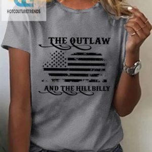 Funny Womens Outlaw Hillbilly Crew Neck Tshirt Unique hotcouturetrends 1 2