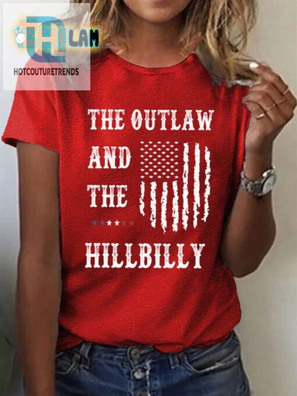 Funny  Unique Womens Outlaw And Hillbilly Shirt