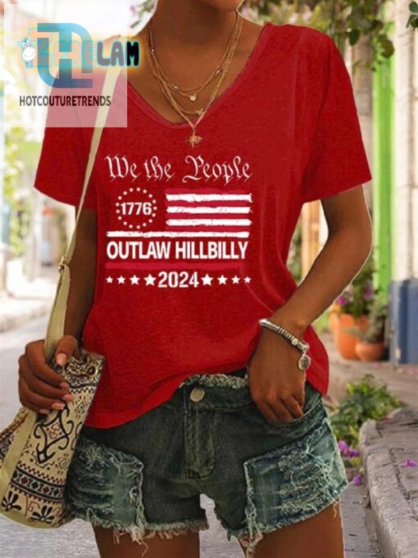 Funny Womens Outlaw Hillbilly 2024 Shirt Standout Style hotcouturetrends 1