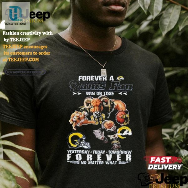 Forever Rams Fan Win Or Lose Mascot Tee No Matter What hotcouturetrends 1 2