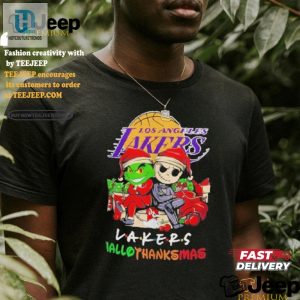 Funny Grinch Jack Lakers Hallothanksmas Shirt Unique Gift hotcouturetrends 1 2