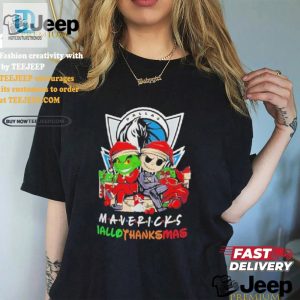 Grinch Jack Mavericks Funny Hallothanksmas Shirt hotcouturetrends 1 1