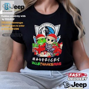 Grinch Jack Mavericks Funny Hallothanksmas Shirt hotcouturetrends 1 3