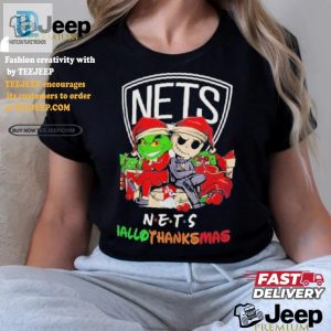 Grinch Jack Nets Shirt Hallothanksmas Humor hotcouturetrends 1 3