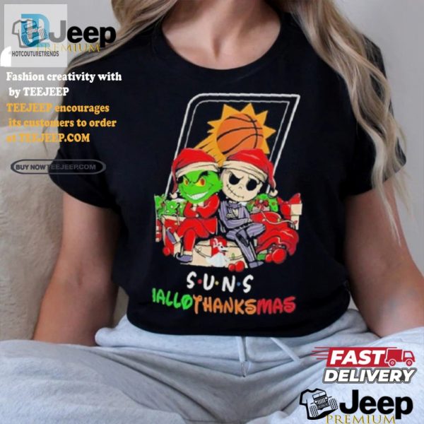 Grinch Jack Suns Friends Hallothanksmas Funny Shirt hotcouturetrends 1 3