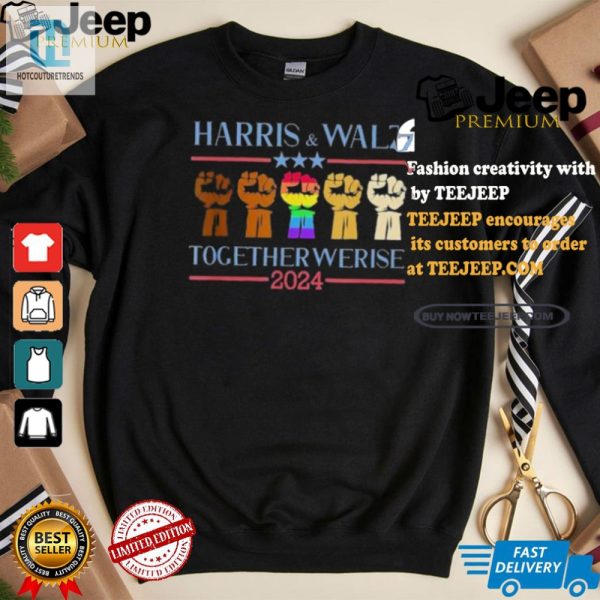 Funny 2024 Kamala Tim Lgbtq Strong Arm Election Tee hotcouturetrends 1