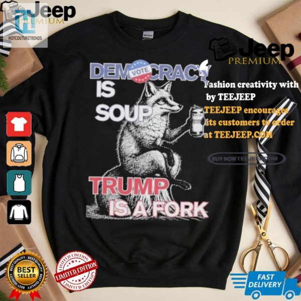 Hilarious Kamala Harris Soup Trump Fork Tshirt Stand Out hotcouturetrends 1