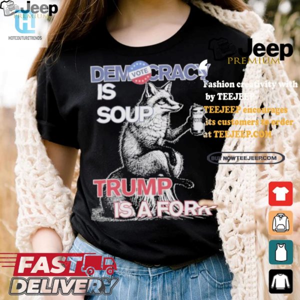 Hilarious Kamala Harris Soup Trump Fork Tshirt Stand Out hotcouturetrends 1 2