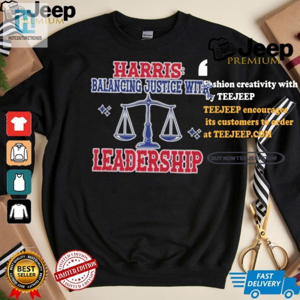 Balance Justice Humor With Harris Walz Tshirt hotcouturetrends 1