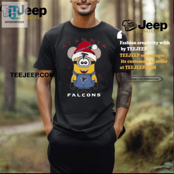 Christmas Fun Minion Mouse Falcons Shirt Spread Joy hotcouturetrends 1 2