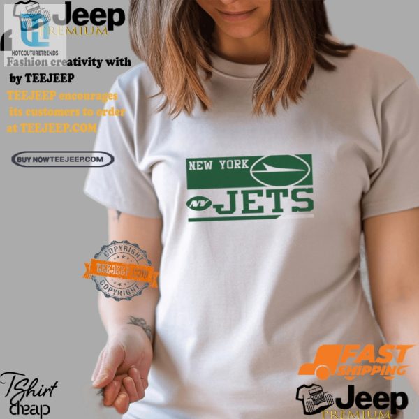 Get A Jetlaugh Ny Jets Heather Gray Tee Fantastic Fun hotcouturetrends 1 3