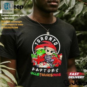 Hallothanksmas Shirt Grinch And Jack Skellington Raptors Fun hotcouturetrends 1 2