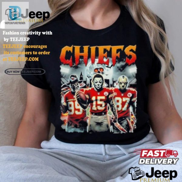 Spooky Chiefs Fans Hilarious Myers Jason Freddy Halloween Tee hotcouturetrends 1 3