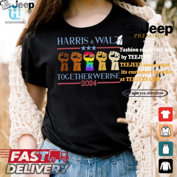 Funny Kamala Tim 2024 Lgbtq Pride Tee Stand Strong Together hotcouturetrends 1 2