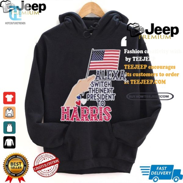 Funny Alexa Switch To Harris 2024 Vote Flag Tshirt hotcouturetrends 1 1