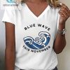 Elect Your Style Womens Funny Blue Wave Tshirt For November hotcouturetrends 1