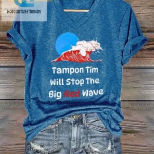 Stop The Red Wave Funny Womens Tampon Tshirt hotcouturetrends 1 1