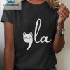 Purrfectly Hilarious La Cat Tshirt For Women hotcouturetrends 1