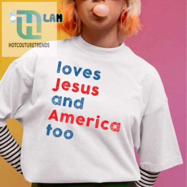 Patriotic Jesus Lover Tee Funny Unique Design hotcouturetrends 1 1