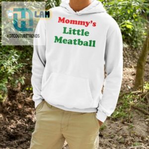 Adorable Funny Mommys Little Meatball Shirt For Kids hotcouturetrends 1 3