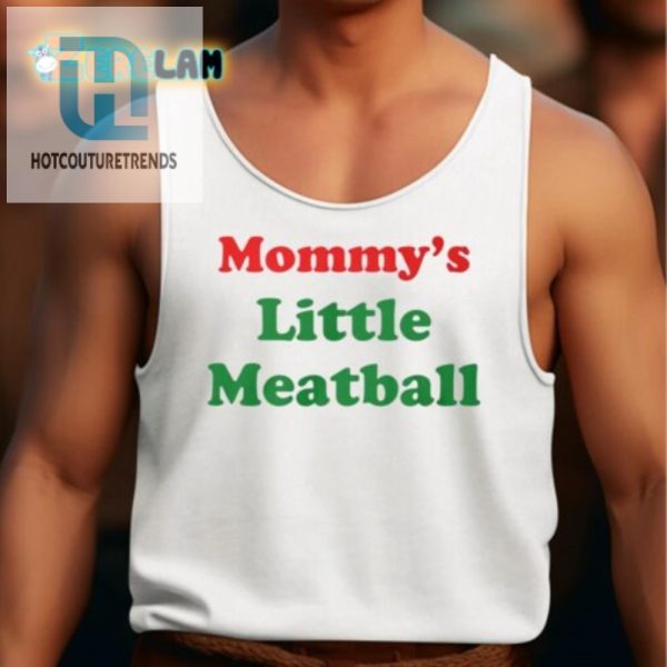 Adorable Funny Mommys Little Meatball Shirt For Kids hotcouturetrends 1 4