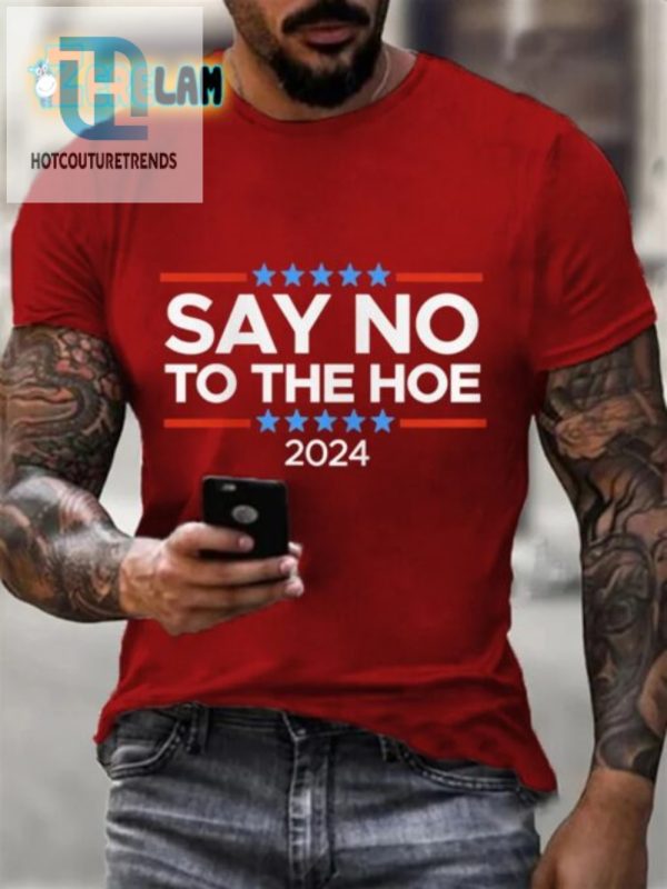 Mens Funny Say No To The Hoe Casual Shirt Stand Out hotcouturetrends 1