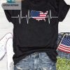 Lolworthy 4Th July Tshirt Heartbeat Flag For Fierce Women hotcouturetrends 1