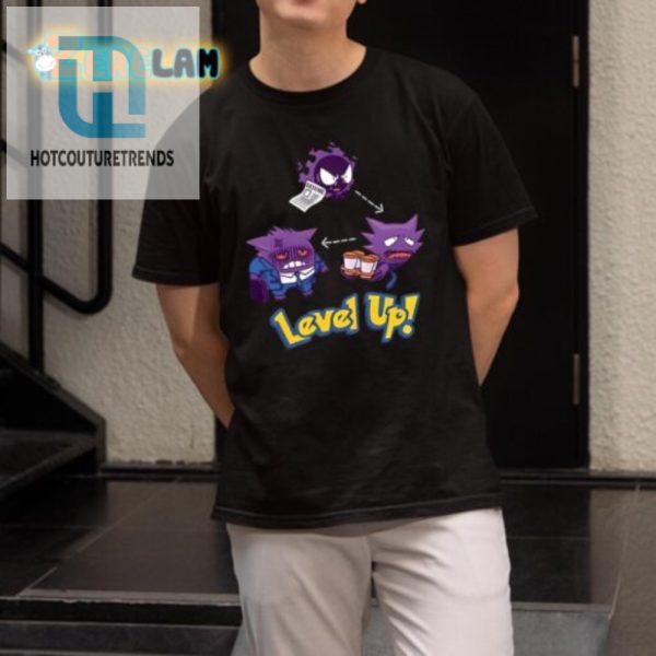 Catch Laughs Levels Unique Gengar Pokemon Shirt hotcouturetrends 1 1