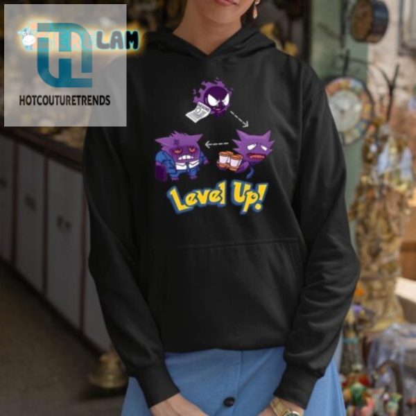 Catch Laughs Levels Unique Gengar Pokemon Shirt hotcouturetrends 1 2