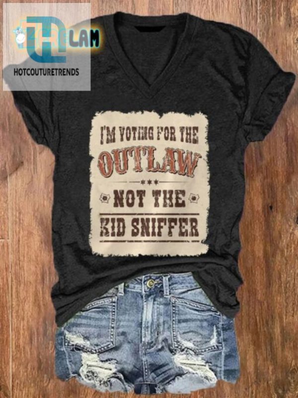 Vote Outlaw Tee Humor Style In One Unique Print hotcouturetrends 1